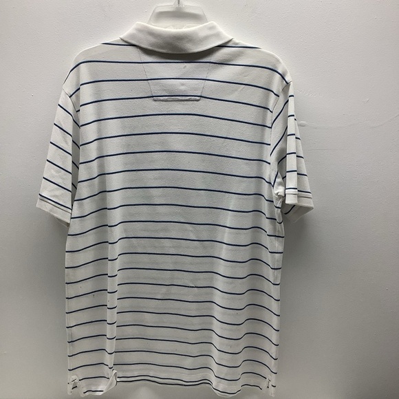 Nautica Mens Striped Polo Shirt Size Large  Preowned - Picture 3 of 5